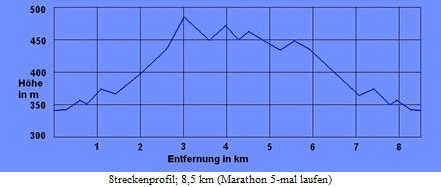 Hhenprofil Runde Brenfelsmarathon
